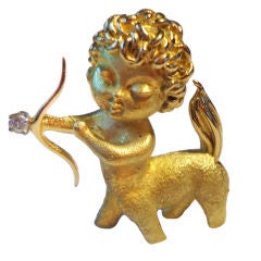 A charming little Van Cleef & Arpels centaur pin.