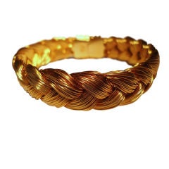 Henry Dunay heavy braided cuff bracelet