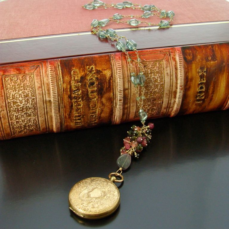 Women's Beloved Generations - Green Amethyst Nuggets, Tourmaline and Ant