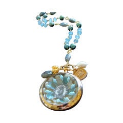 Sailors Valentine Aquamarine Labradorite Necklace - Anguila