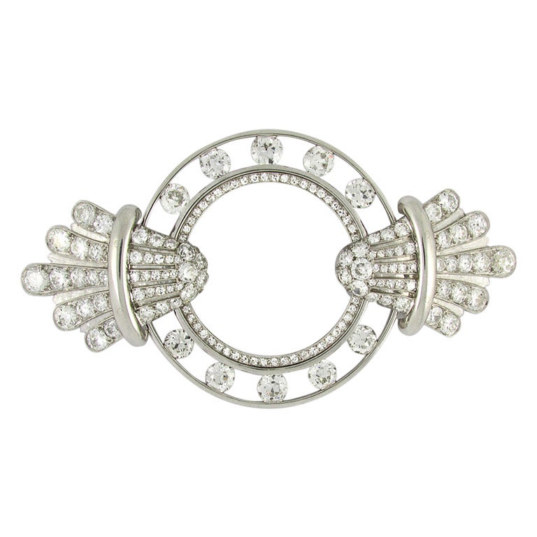 Art Deco Diamond Brooch by Van Cleef & Arpels