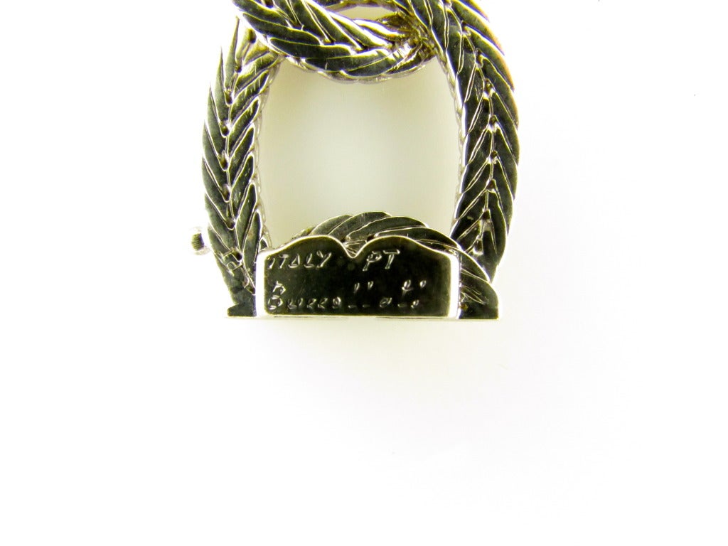 Women's or Men's Platinum Link Bracelet by Buccellati