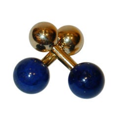 Tiffany & Co lapis lazuli  “dumbbell” cufflinks