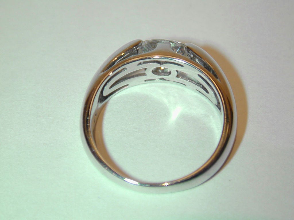 Bulgari Oval Diamond Solitaire Ring In Excellent Condition In San Francisco, CA