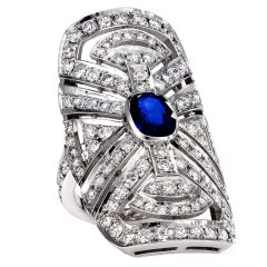 Katerina Maxine Sapphire Diamond Ring