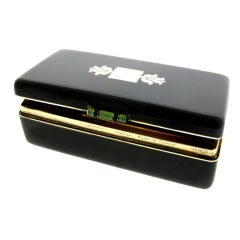 Enamelled Silver Gilt Box by Cartier, Paris 4