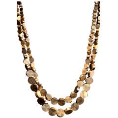 Vicki Eisenfeld Gold "Charm" Necklace