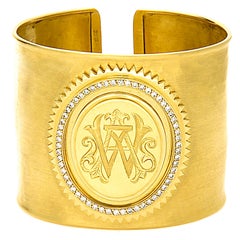 Timeless Custom-Monogram Cuff Bracelet