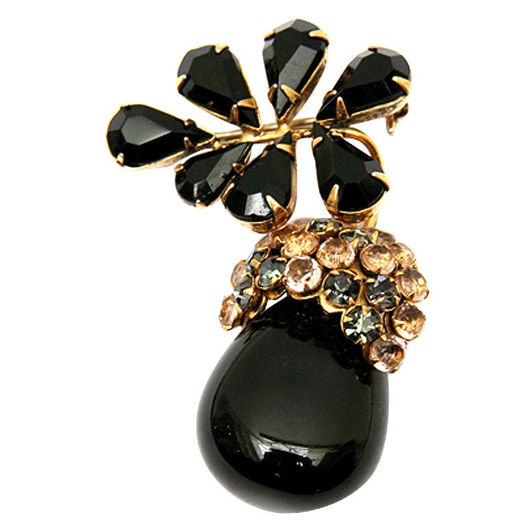 Schreiner Acorn Brooch