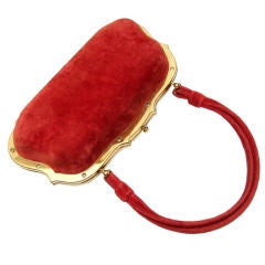 Vintage Jana Crushed Velvet Handbag