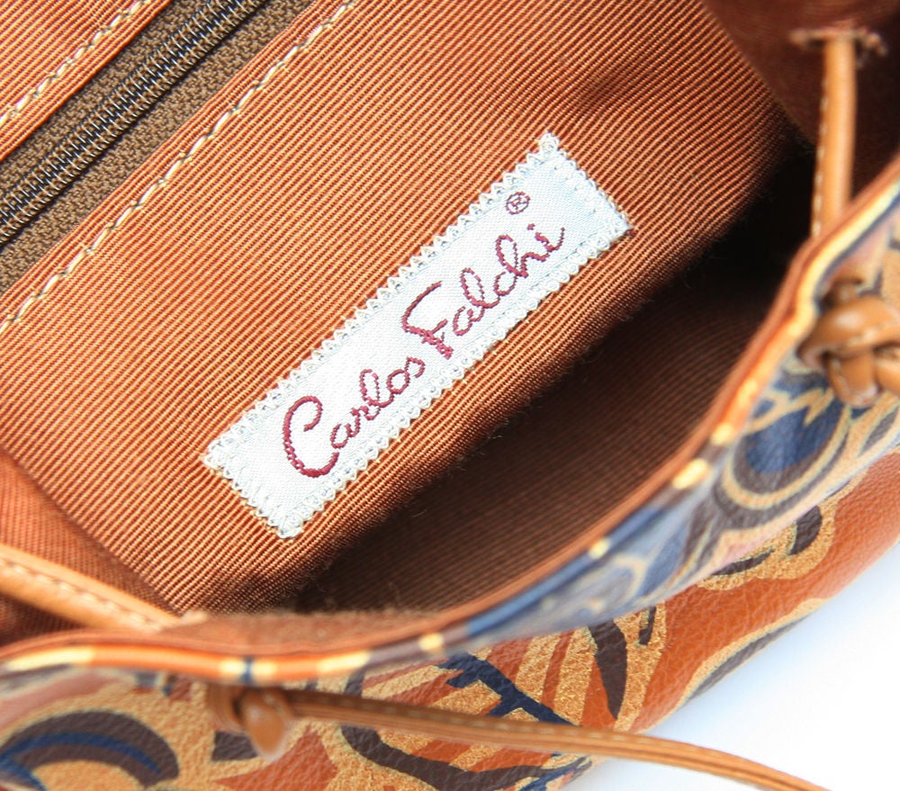Carlos Falchi Leather Handbag