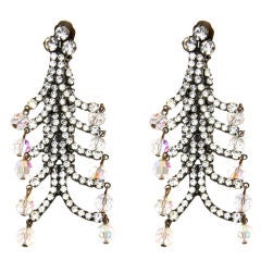 KJL Diamante and Crystal Earrings