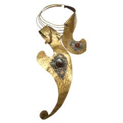 Artisanal Brass Necklace