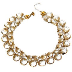 Vintage Miriam Haskell Crystal Necklace
