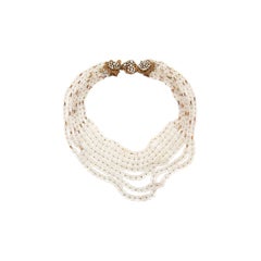 Miriam Haskell Multi Strand Necklace