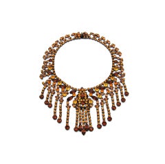 Vintage Unsigned Schreiner Necklace