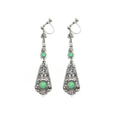 1930 Jadeite Earrings