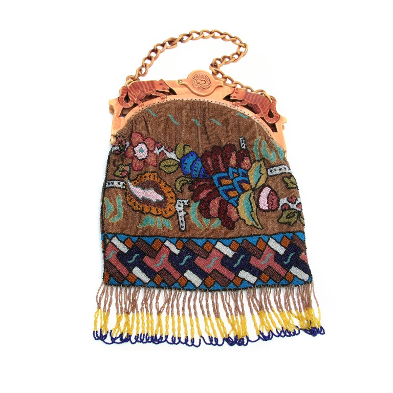 1920's Beaded Purse For Sale