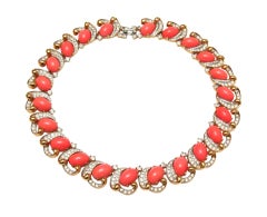 Vintage Jomaz Coral Necklace