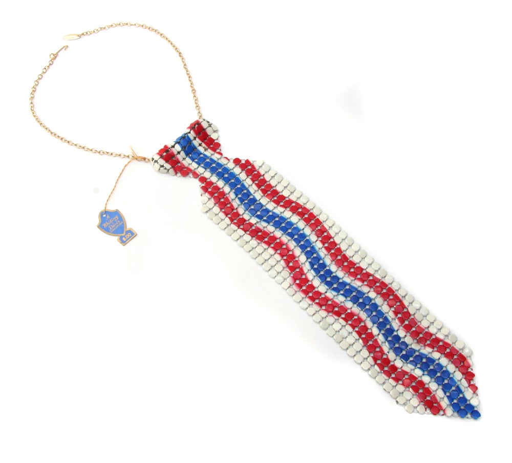 Whiting & Davis Patriotic Tie