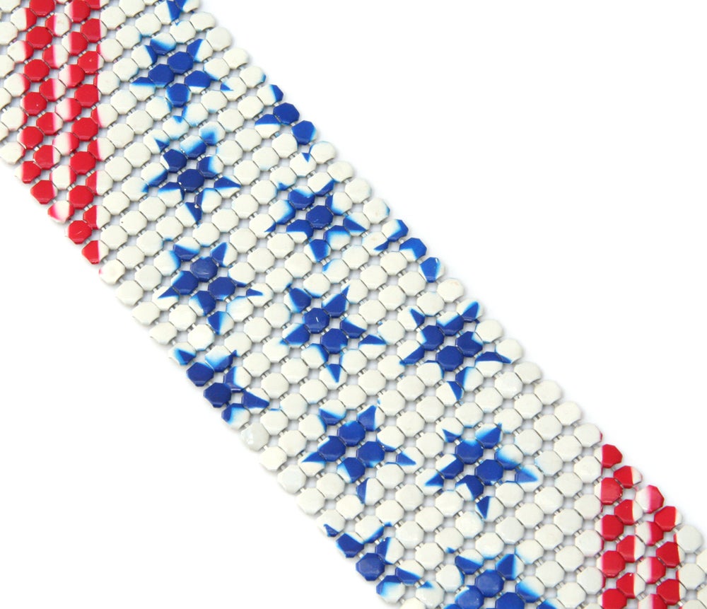 Women's or Men's Whiting & Davis Patriotic Tie For Sale