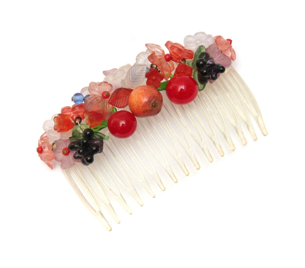 Molded Glass Hair Combs