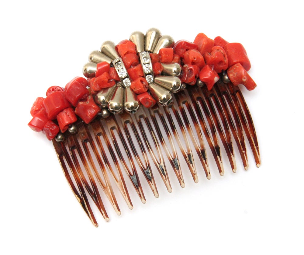 Coral Hair Combs