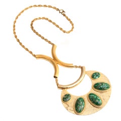 Speckled Cabochon Pendant