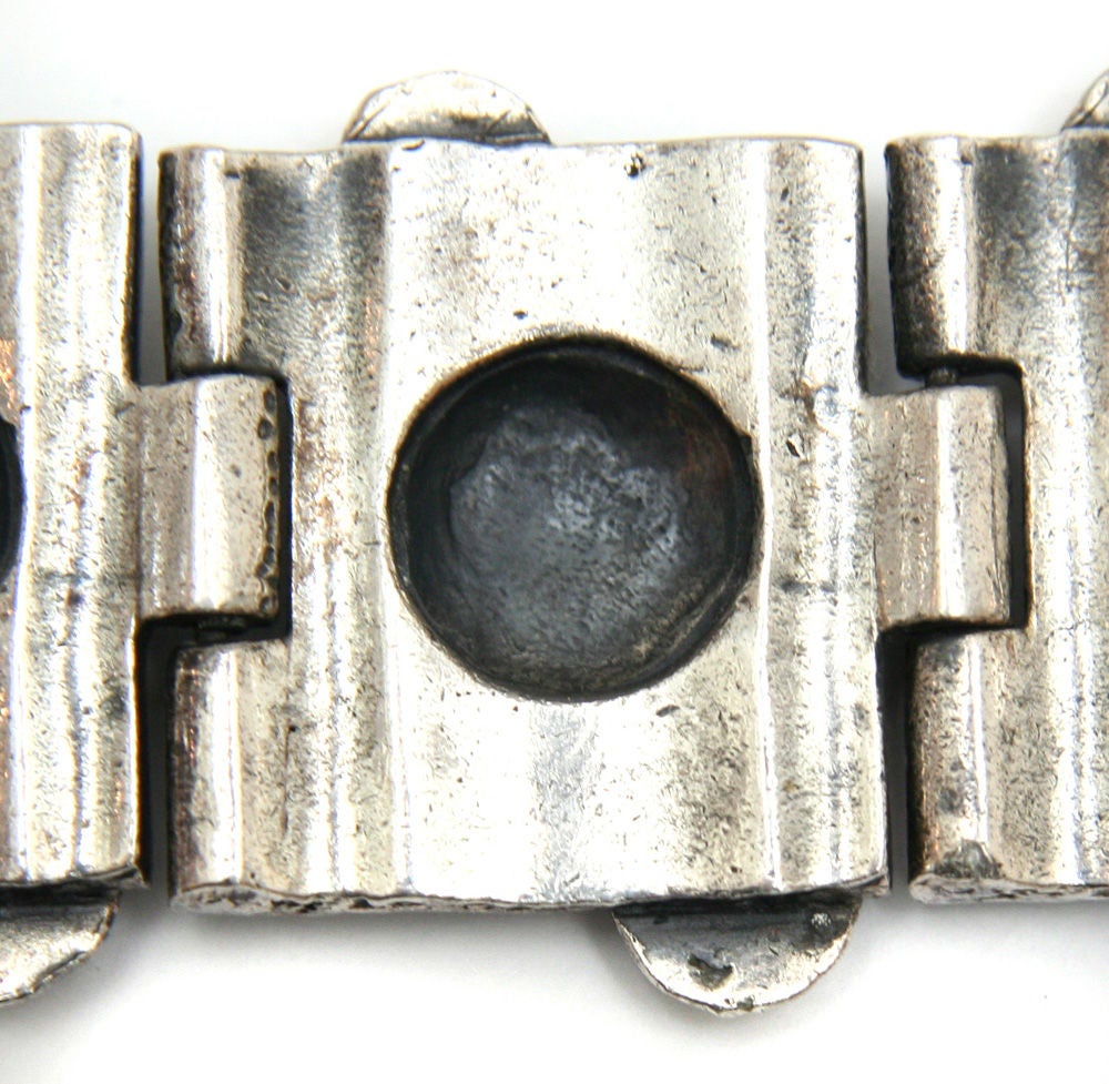 Women's Robert Larin Oxidized Pewter Bracelet For Sale
