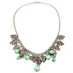 Art Deco Jadeite Necklace