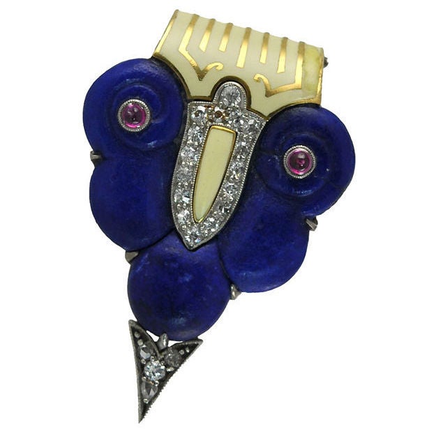 Cartier Art Deco Clip