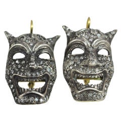 Crazy Mask Earrings