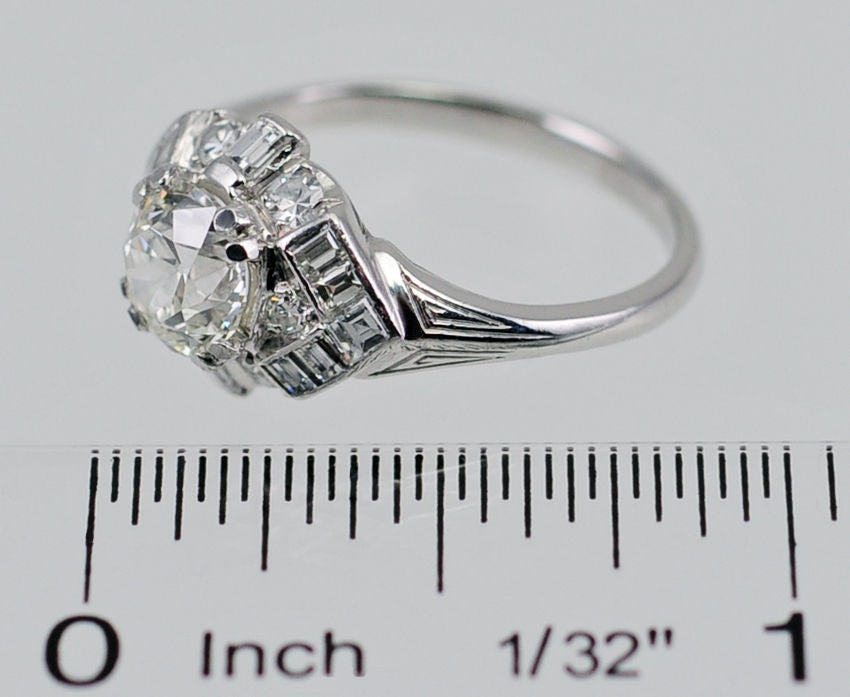 Platinum 1.21ct I-VS1 Engagement ring at 1stdibs
