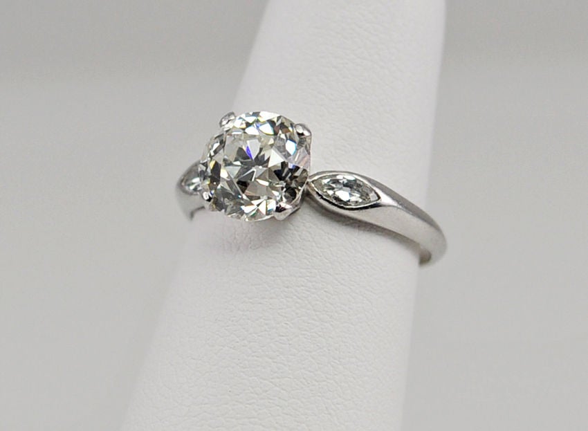 Women's Simple 2.01ct. Diamond Solitaire Ring