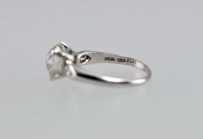 Simple 2.01ct. Diamond Solitaire Ring 1