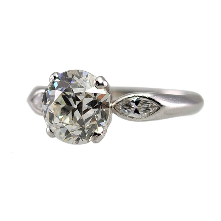 Simple 2.01ct. Diamond Solitaire Ring