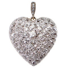 Antique Diamond Heart