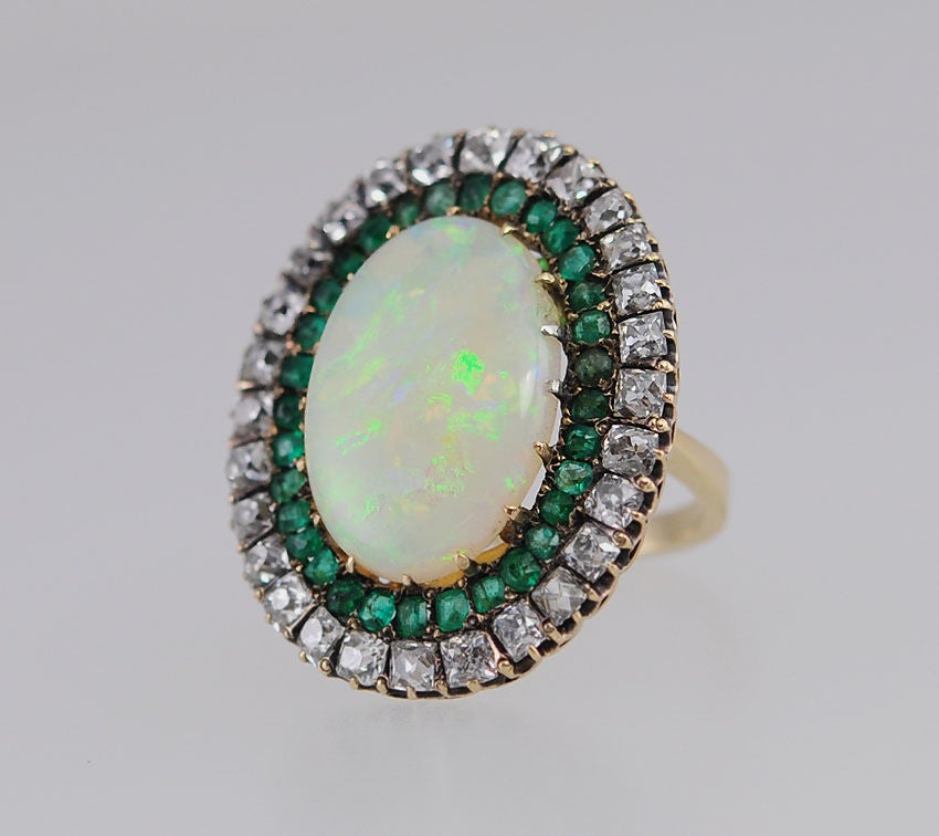 Very Large Opal Ring at 1stdibs