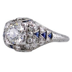 Antique Beutiful Art Deco Diamond Ring