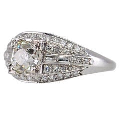 Elegant Deco Diamond Ring