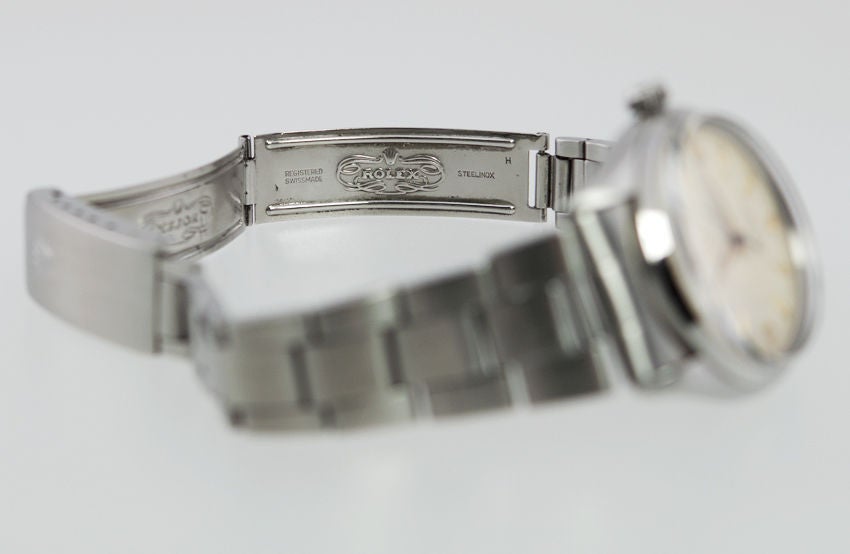 Rolex Stainless Steel Oyster Perpetual Wristwatch circa 1962 1