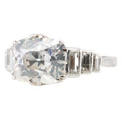 Antique Old Cushion Cut Diamond Ring