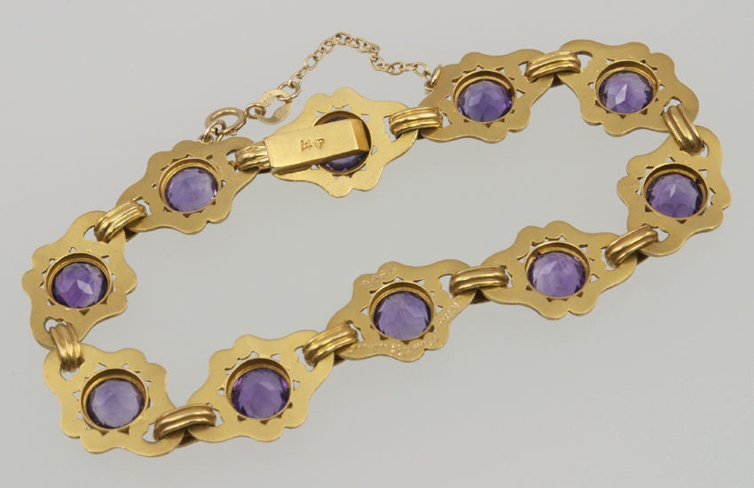 1906 Amethyst Bracelet 2