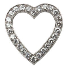TIFFANY Diamond Heart Pendant