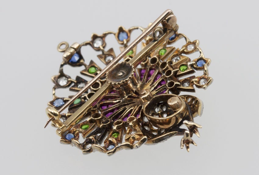 Women's Peacock Brooch