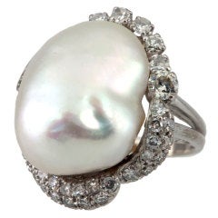Giant Freshwater Pearl Ring