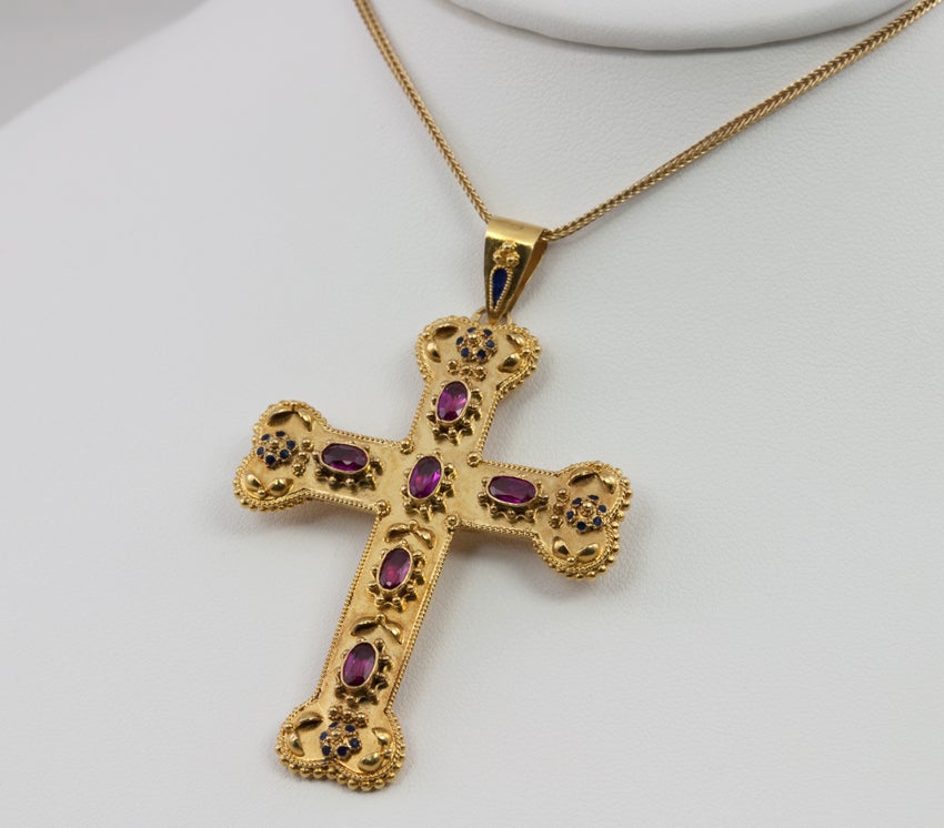 Etruscan Revival Victorian Cross 2