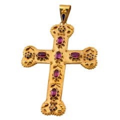Etruscan Revival Victorian Cross