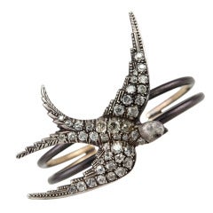Georgian Diamond Bird Bracelet
