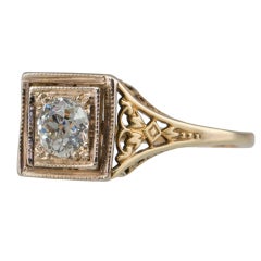 Victorian .50 carat Diamond Ring